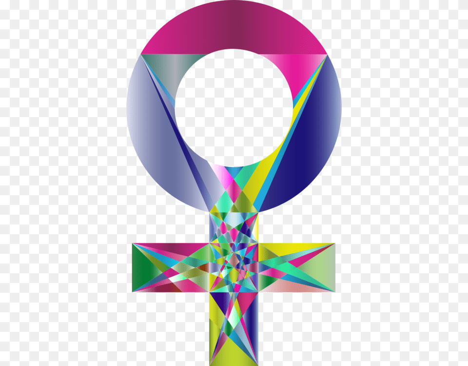 Geometry Gender Symbol Female Abstract, Art, Graphics Png