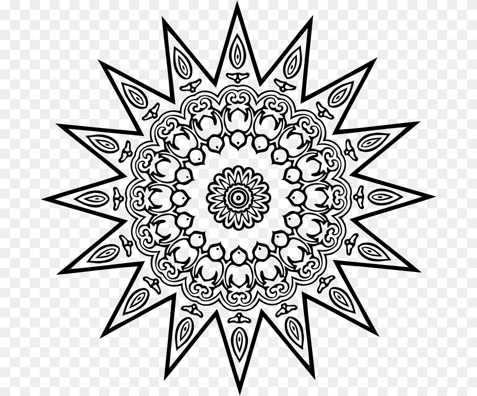 Geometry Geometric Shape Drawing Islamic Geometric Symbol South Africa Tattoo, Gray Png Image