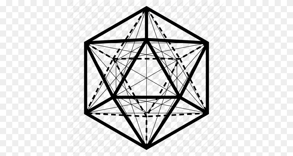 Geometry Icosahedron Sacred Icon, Accessories, Diamond, Gemstone, Jewelry Png
