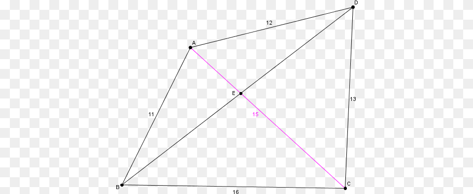 Geometry Question Find Diagonal Of A Quadrilateral, Light, Triangle, Nature, Night Png Image