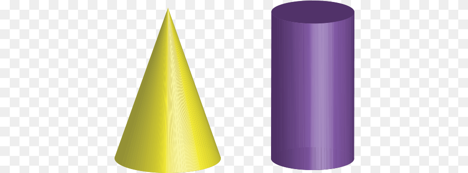 Geometry Same But Different Cone Cylinder Geometry, Bottle, Clothing, Hat, Shaker Free Transparent Png