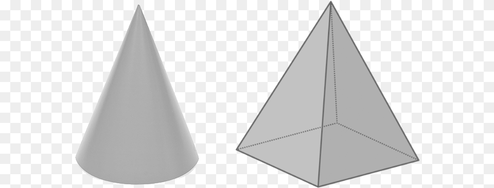 Geometry Same But Different Cone Pyramid Triangle Free Transparent Png