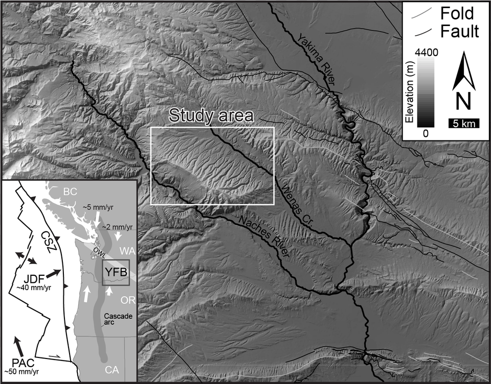 Geomorphic Signature Of Fold Growth Along Cleman Mountain Atlas, Nature, Outdoors, Chart, Plot Png Image