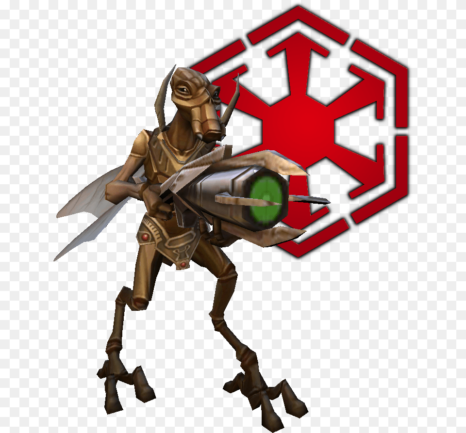 Geonosian Soldier Sith Empire Logo Transparent, Adult, Female, Person, Woman Free Png Download