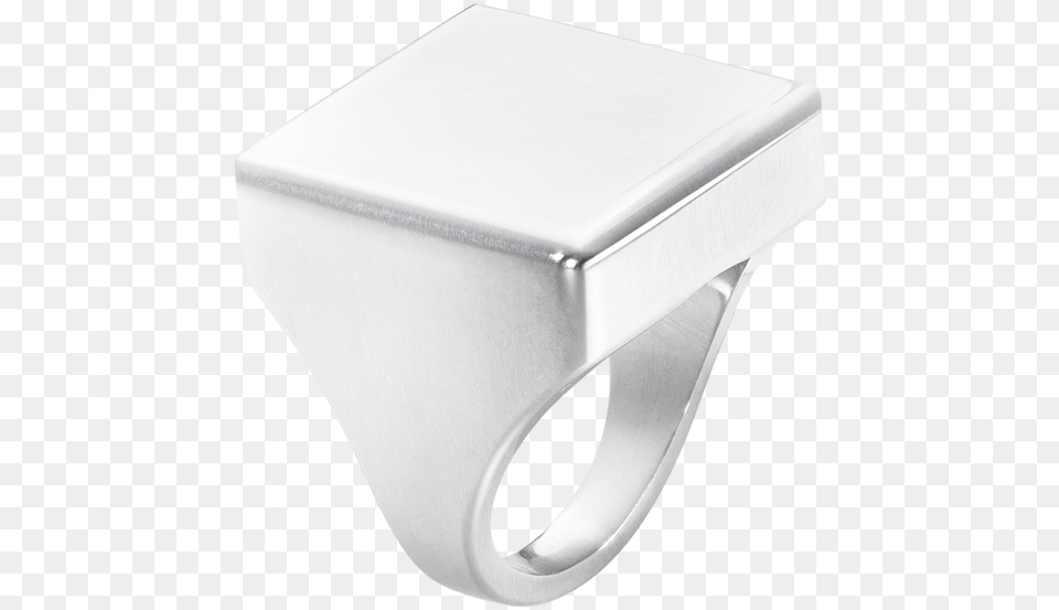 Georg Jensen Aria Square Top Silver Ring Titanium Ring, Accessories, Jewelry Free Png Download