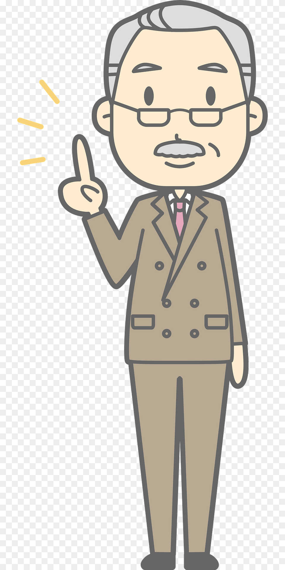 George Boss Is Giving Advice Clipart, Person, Head, Hand, Finger Free Png