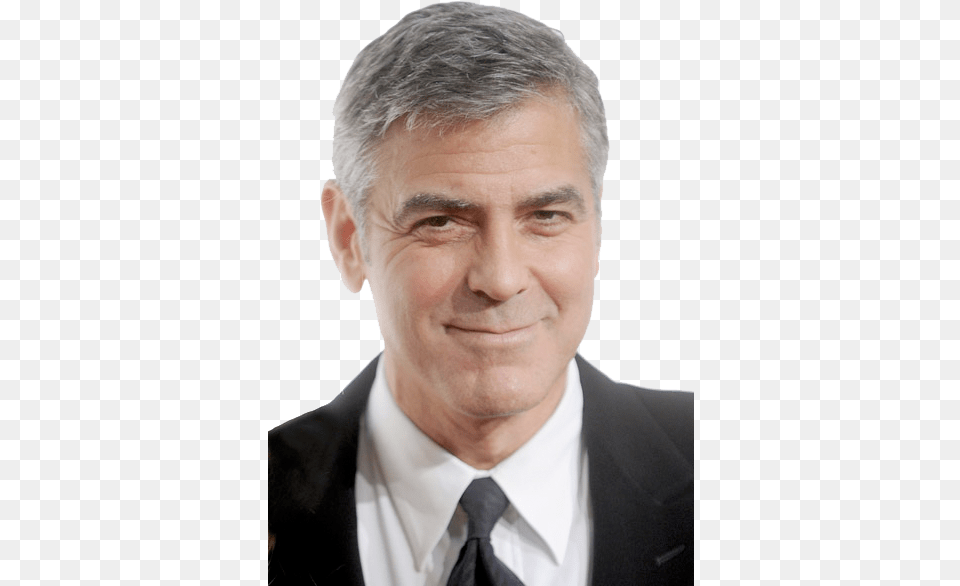 George Clooney File Hair Cut For Old Men, Accessories, Suit, Portrait, Photography Free Transparent Png