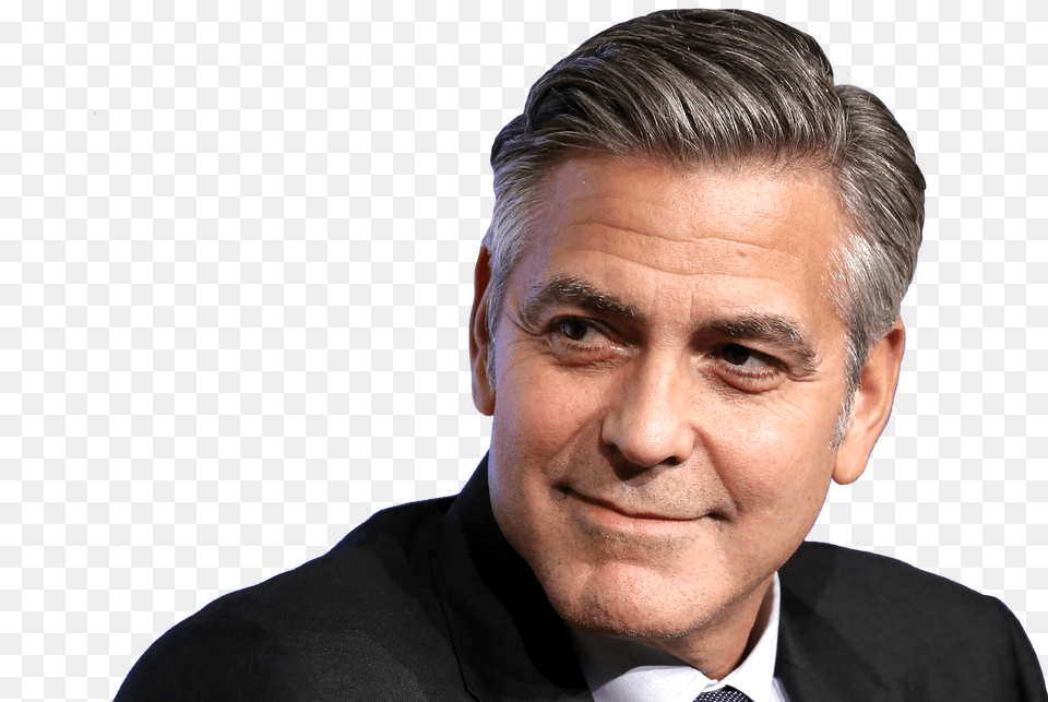 George Clooney George Clooney, Male, Person, Man, Portrait Png Image