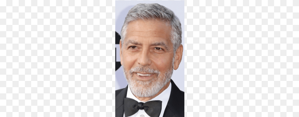 George Clooney George Clooney Hurt In Italian Scooter Crash Media, Accessories, Person, Tie, Head Free Transparent Png
