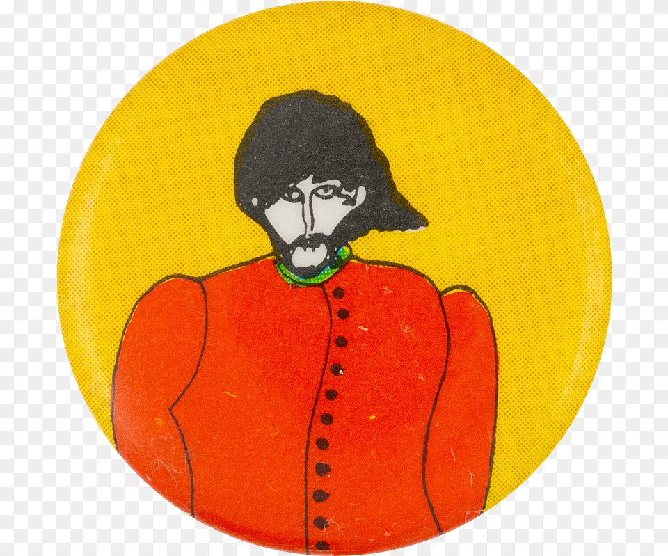 George Harrison Yellow Submarine Music Button Museum Creative Arts, Badge, Logo, Symbol, Person Free Png