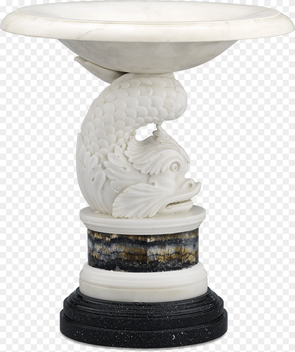 George Iii Marble And Blue John Dolphin Tazza Statue, Cake, Dessert, Food, Wedding Png