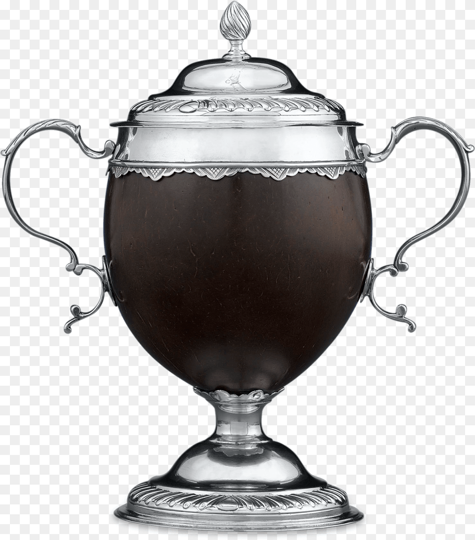 George Iii Silver Mounted Coconut Cup Ceramic, Jar, Pottery, Trophy, Urn Free Transparent Png