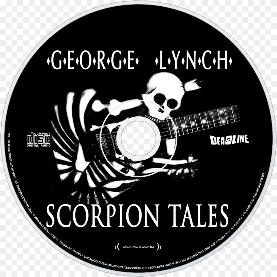 George Lynch Scorpion Tales, Guitar, Musical Instrument, Disk, Dvd Free Png Download