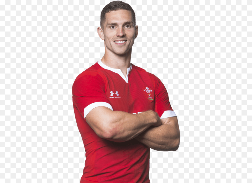 George North George North Wales Rugby, T-shirt, Shirt, Body Part, Clothing Free Transparent Png