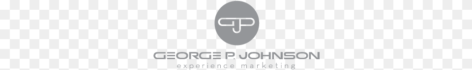 George P Johnson Logo Black, Text Free Png