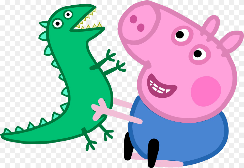 George Peppa Pig Em George Peppa Pig, Animal, Lizard, Reptile, Gecko Free Png Download