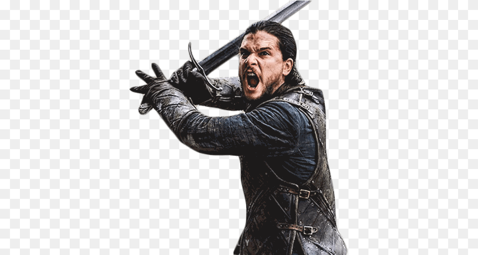 George R Game Of Thrones Jon Snow, Sword, Weapon, Adult, Male Free Png