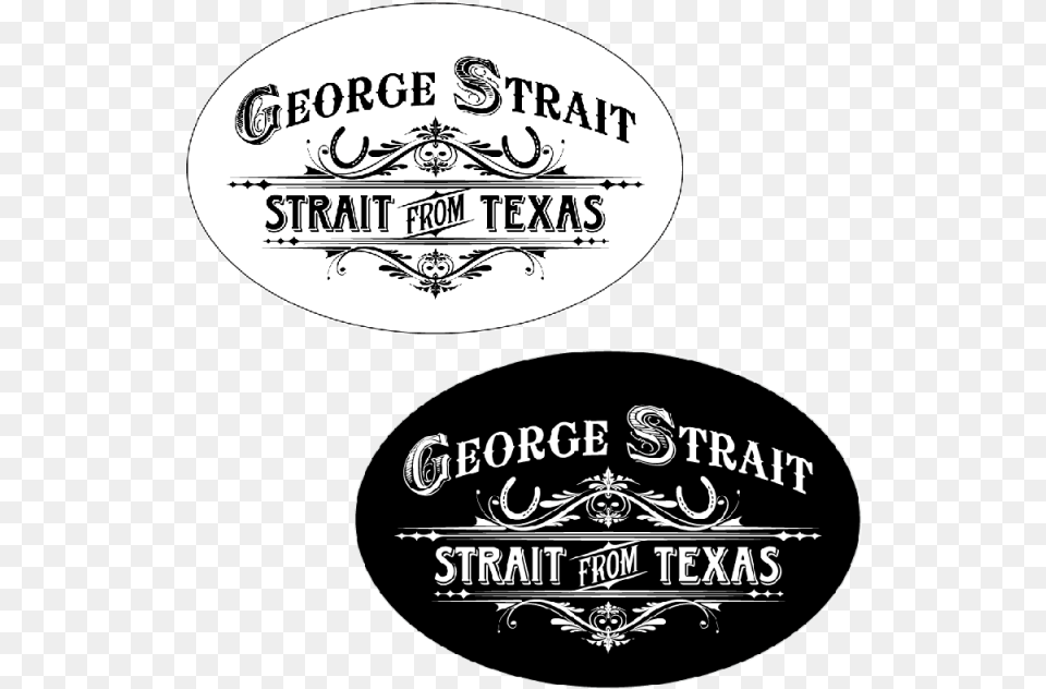 George Strait Oval Sticker George Strait Sticker, Alcohol, Beer, Beverage, Logo Png Image