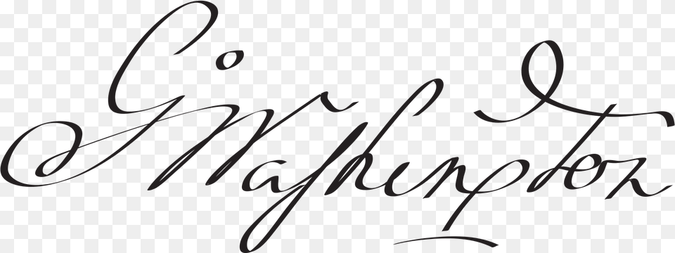 George Washington, Handwriting, Text Free Png Download