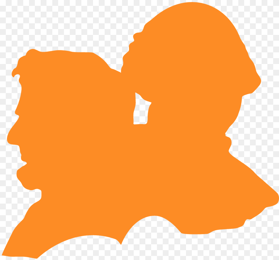 George Washington And Abraham Lincoln Silhouette, Baby, Person, Outdoors, Face Free Png