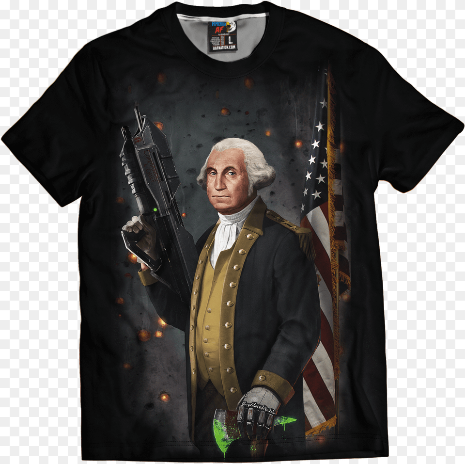George Washington Ar, Clothing, T-shirt, Adult, Person Png Image