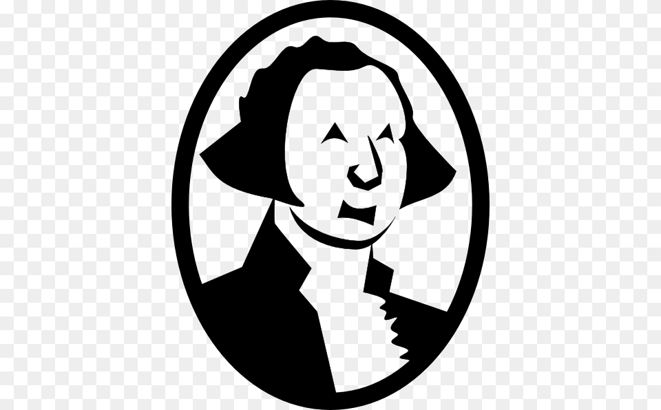 George Washington Clip Art, Stencil, Face, Head, Person Free Png Download