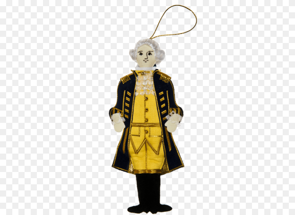 George Washington Ornament The White House Historical Association, Clothing, Coat, Person, Child Free Png Download