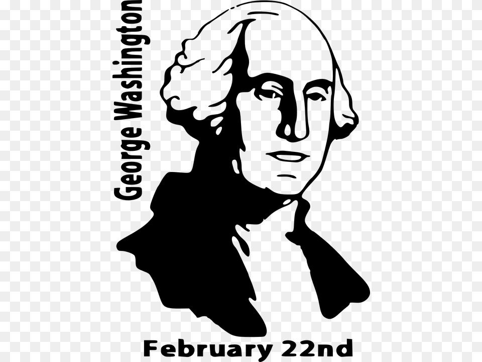 George Washington S Crossing Of The Delaware River Presidents Day Clip Art, Gray Png Image