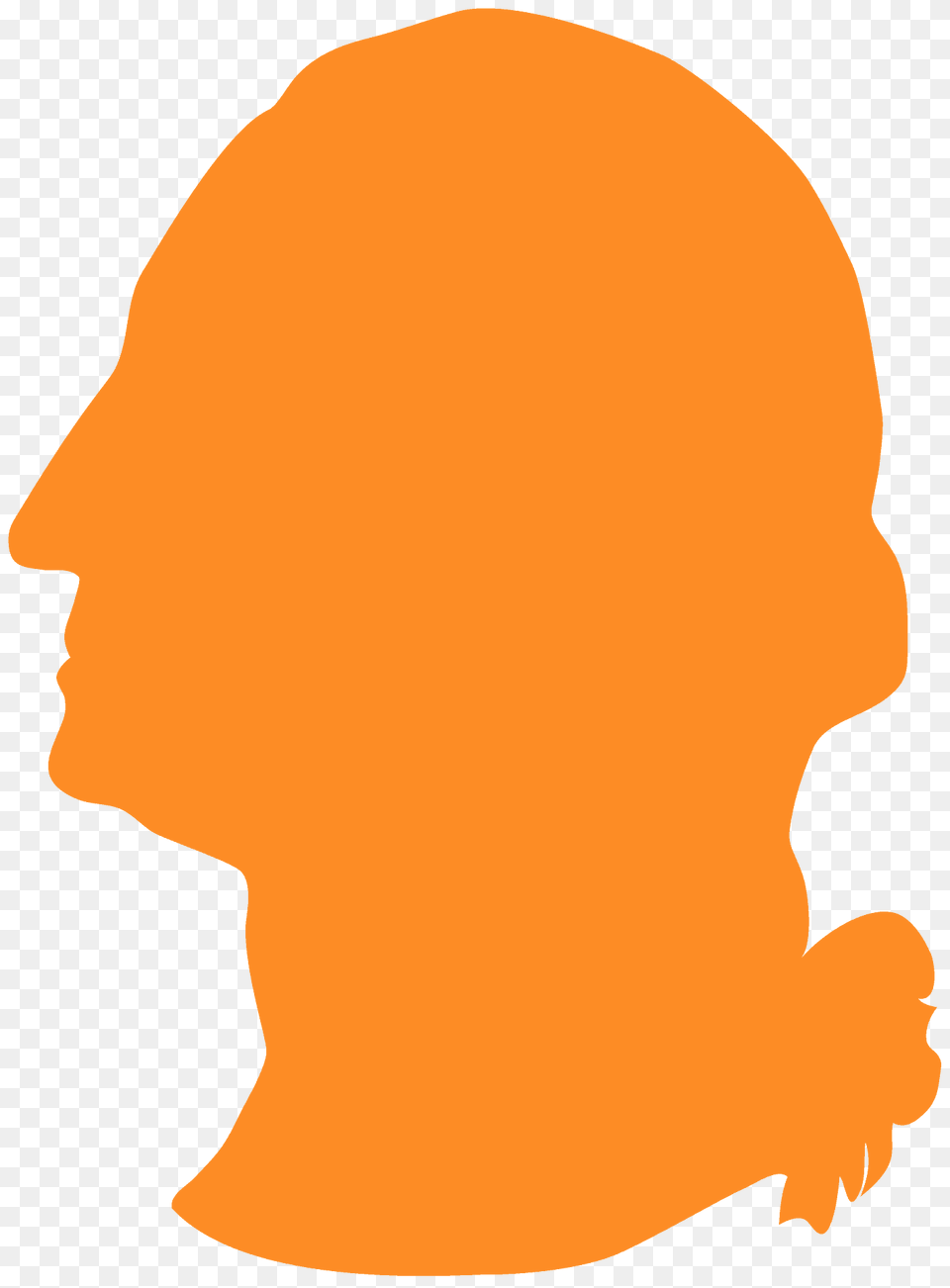 George Washington39s Head Silhouette, Person, Face, Baby Png Image