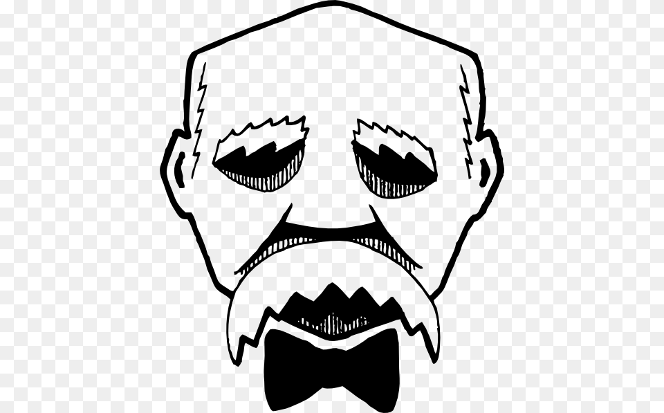 Georges Clemenceau Clip Art Vector, Stencil, Face, Head, Person Png Image