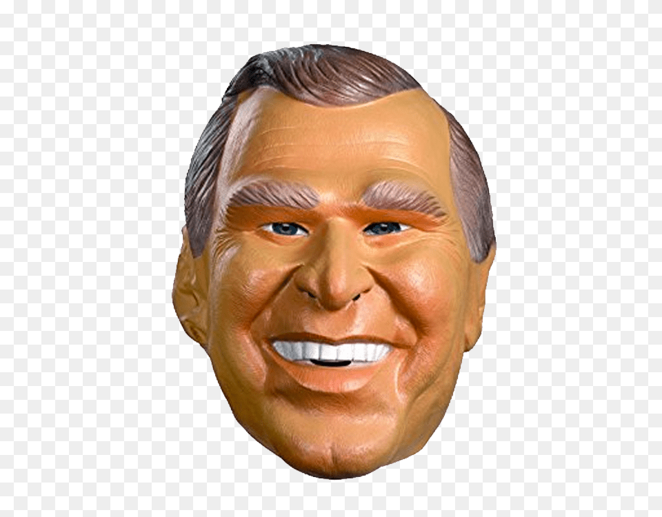 Georges W Bush Mask, Adult, Female, Person, Woman Png Image
