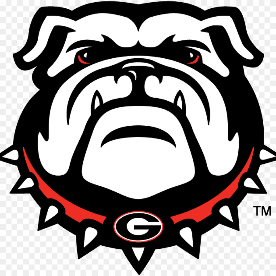 Georgia Bulldog Clipart Bulldogs Secondary Logo Ncaa Georgia Bulldogs Logo, Baby, Person, Animal, Canine Free Transparent Png