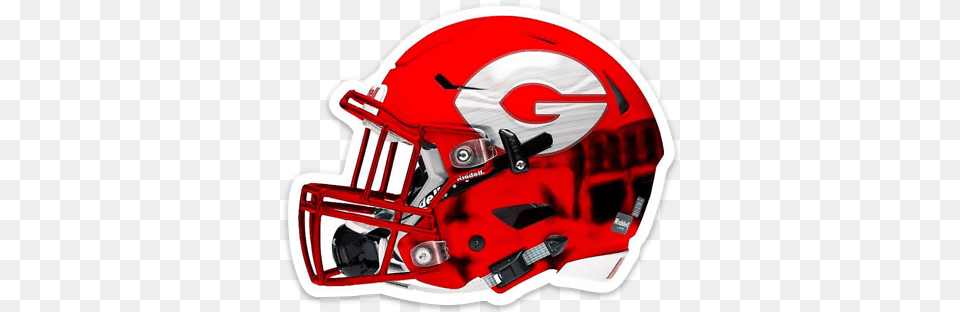 Georgia Bulldogs Football Helmet G Faded Football Helmet, American Football, Sport, Football Helmet, Person Free Png Download