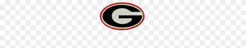 Georgia Bulldogs Football Team Embroidered Patch, Sign, Symbol, Road Sign, Disk Free Png