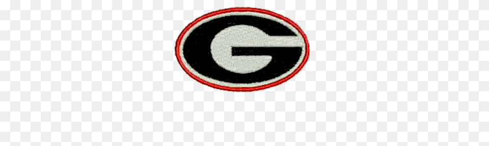Georgia Bulldogs Letter G Embroidered Patch, Sign, Symbol, Road Sign, Disk Png