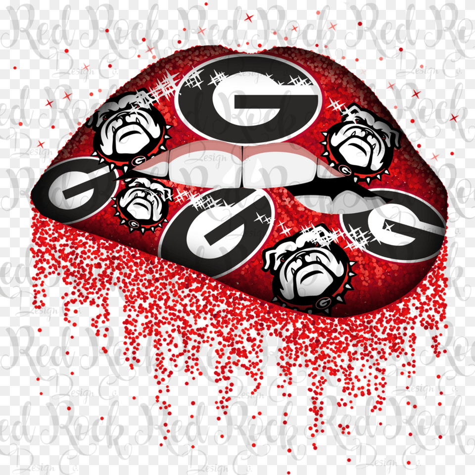 Georgia Bulldogs Lips Ohio State Logo Glitter, Graphics, Art, Advertisement, Computer Hardware Free Png Download