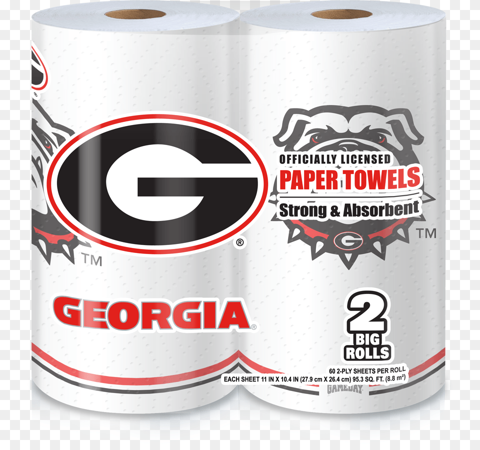 Georgia Bulldogs Logo Clipart University Of Georgia Georgia Bulldogs Logo, Paper, Towel, Paper Towel, Tissue Png