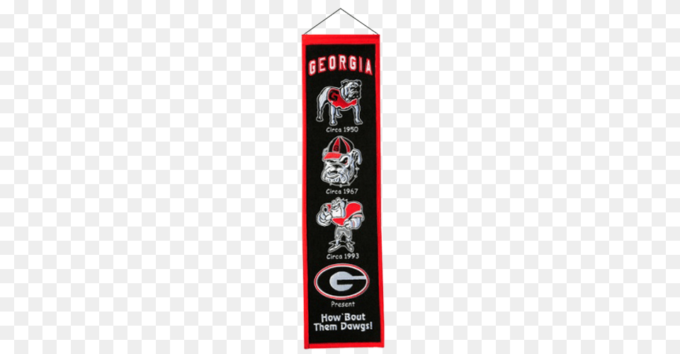 Georgia Bulldogs Logo Evolution Heritage Banner Png Image