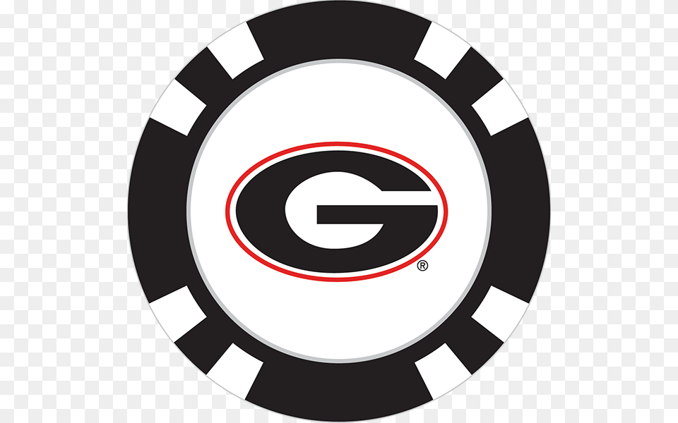Georgia Bulldogs Poker Chip Ball Marker, Disk, Symbol Free Transparent Png