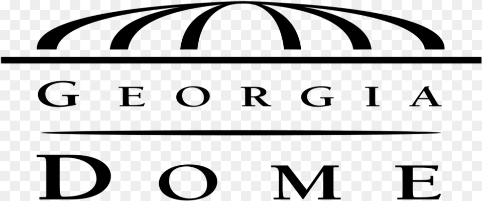 Georgia Clipart Svg Georgia Dome Logo, Gray Free Transparent Png