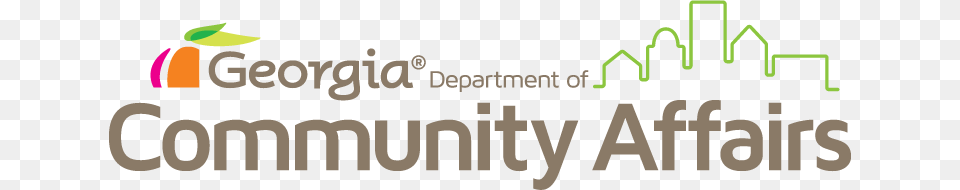 Georgia Department Of Community Affairs Georgia Community Affairs Logo, Text Png Image