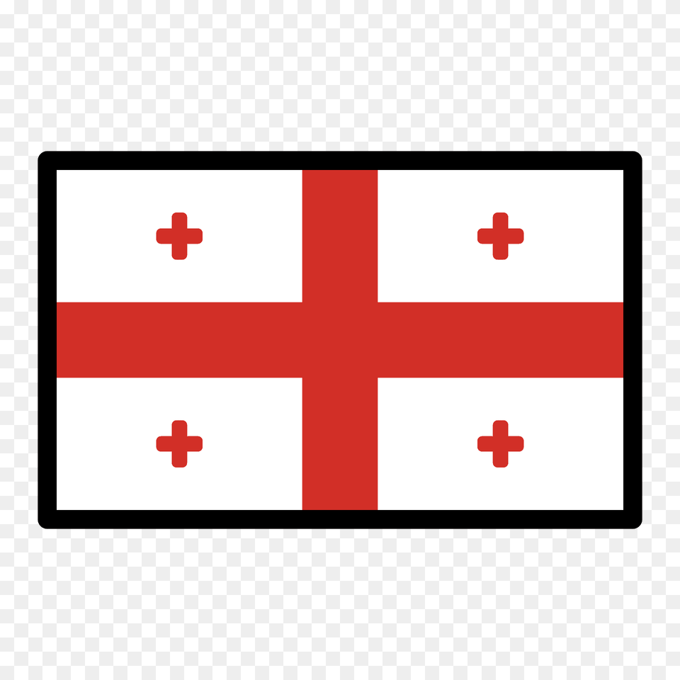 Georgia Flag Emoji Clipart, First Aid, Logo, Symbol, Red Cross Free Png Download