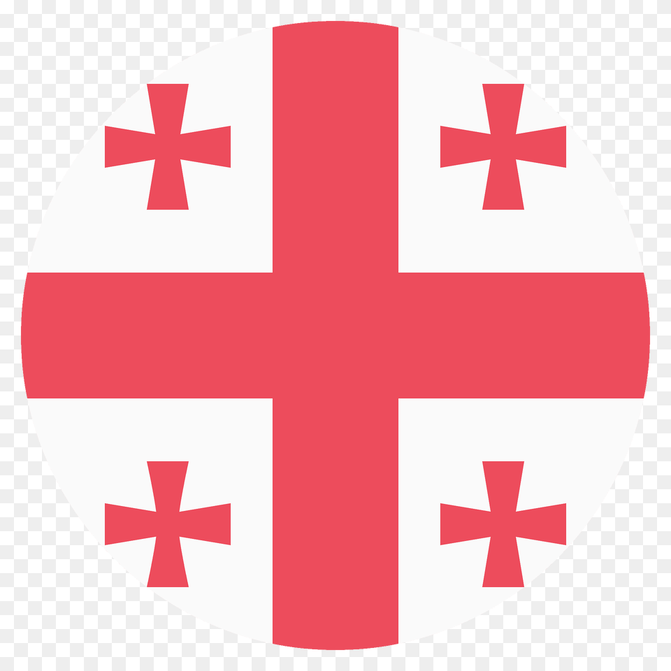 Georgia Flag Emoji Clipart, First Aid, Logo, Symbol, Red Cross Free Png