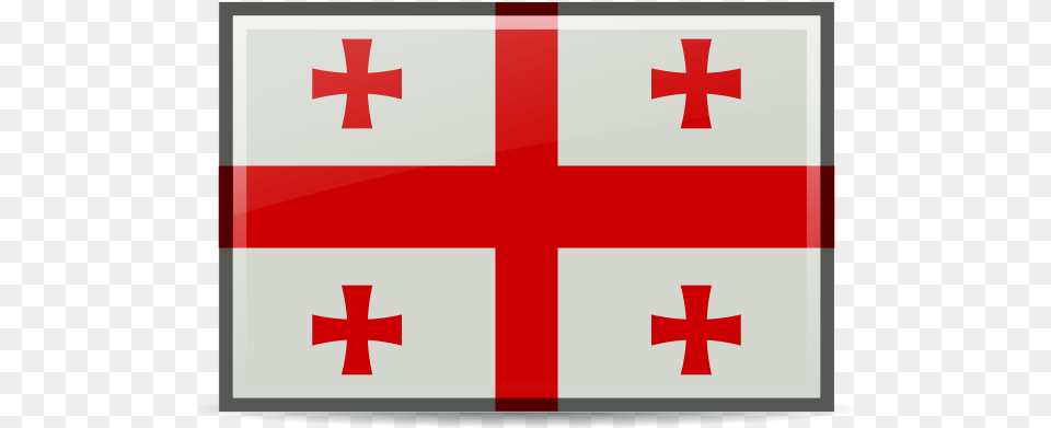 Georgia Flag Flags With A Red Cross, First Aid Png Image