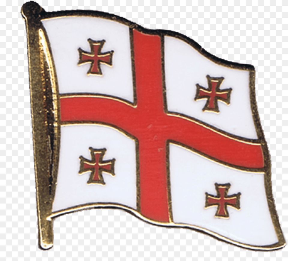 Georgia Flag Pin Badge Flagge, Armor, Shield, First Aid Free Png