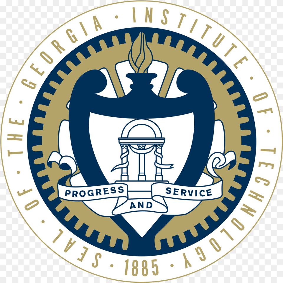Georgia Institute Of Technology Logo, Badge, Symbol, Emblem Free Png