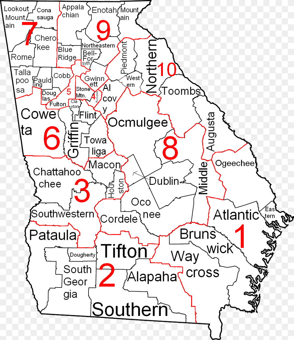 Georgia Judicial Districts And Circuits Map New Echota Ga Map, Chart, Plot, Atlas, Diagram Png