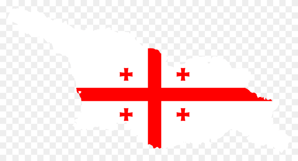 Georgia Map Flag Clipart, First Aid, Nature, Outdoors Free Png Download