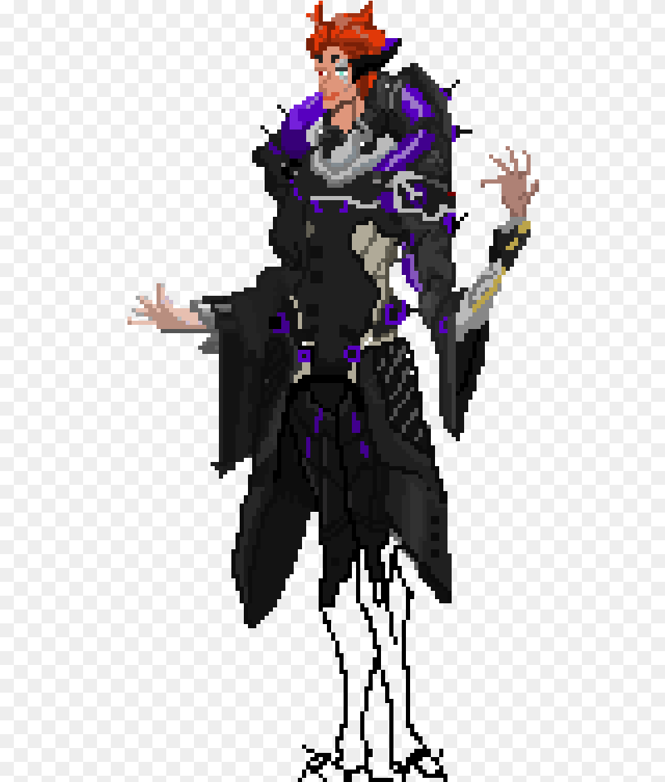 Georgia Overwatch Moira Pixel Art, Person, Book, Comics, Publication Free Png Download