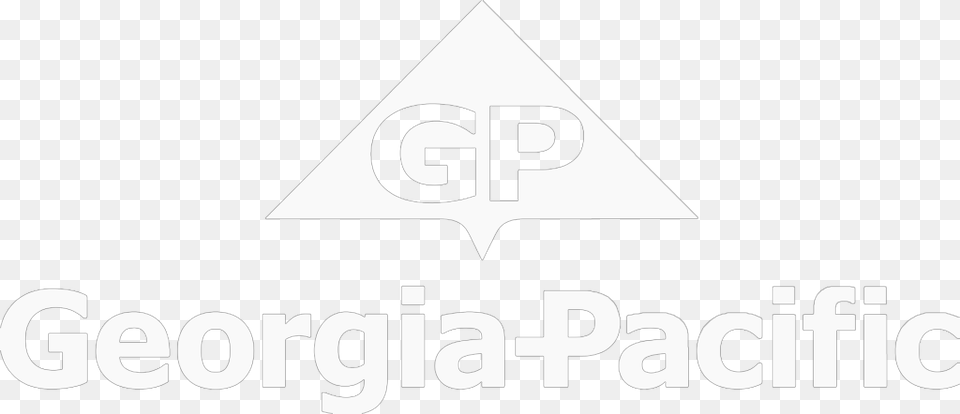Georgia Pacific Logo White, Triangle, Scoreboard, Symbol Png Image